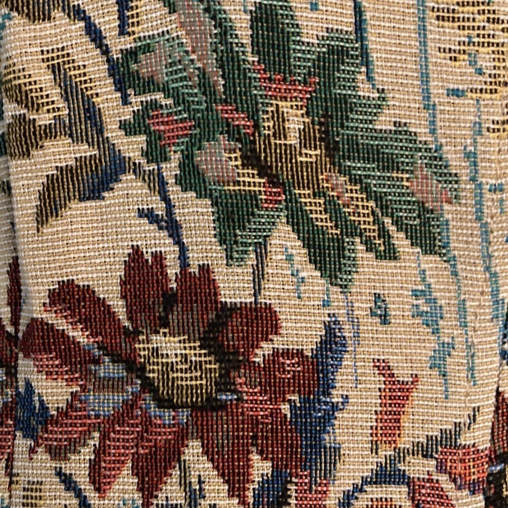 In Loom Tapestry Corset Top NWT Floral Print Women's Top - Picture 7 of 9